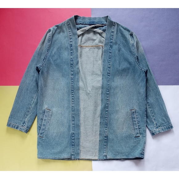 Puma Other - PUMA XO BY THE WEEKND BLUE LONG DENIM JACKET